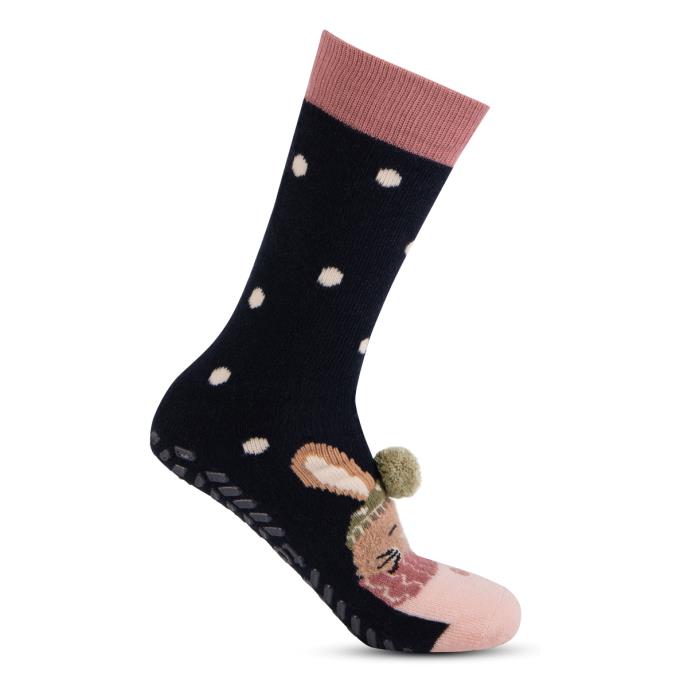 totes toasties® Ladies Original Slipper Socks (Twin Pack) Rabbit / Fairisle Extra Image 4